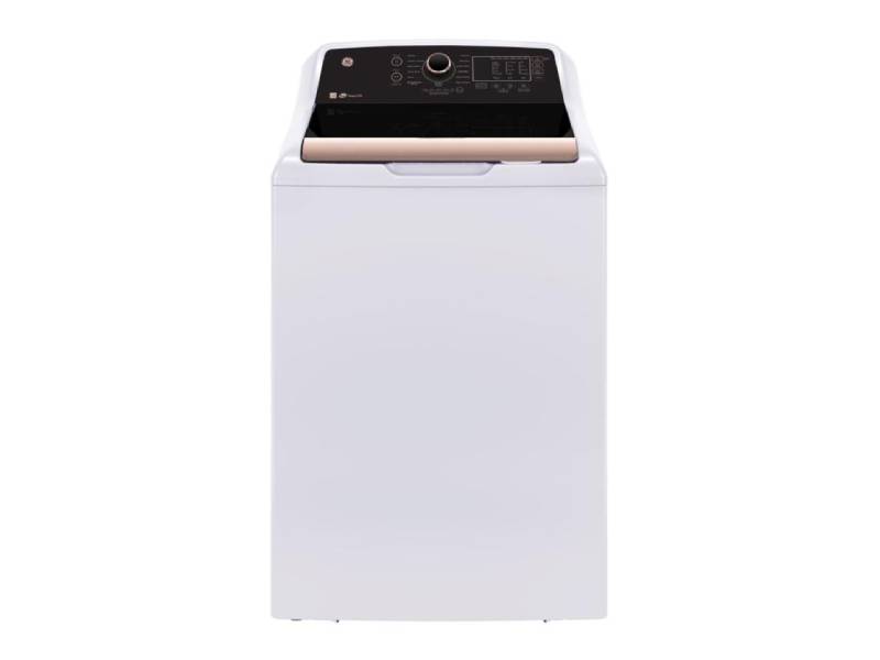 27" GE 5.3 Cu. Ft. Top Load Washer White And Rosegold - GTW690BMYWR
