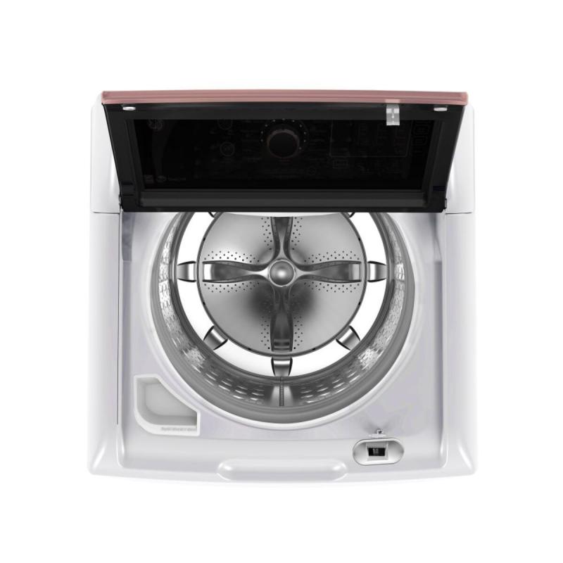 27" GE 5.3 Cu. Ft. Top Load Washer White And Rosegold - GTW690BMYWR