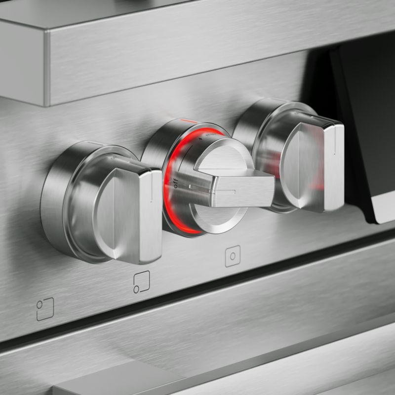 30" Bosch 800 Series Gas Freestanding Range in Stainless Steel - HGS8057UC