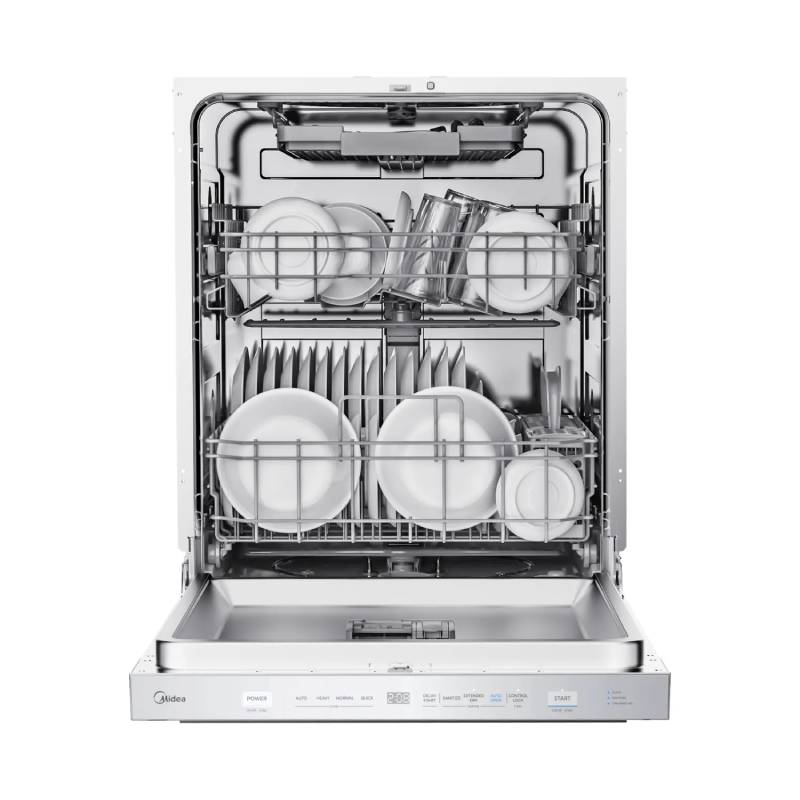 24" Midea Top Control Dishwasher with ActiveOpen Dry - MDB2324PST