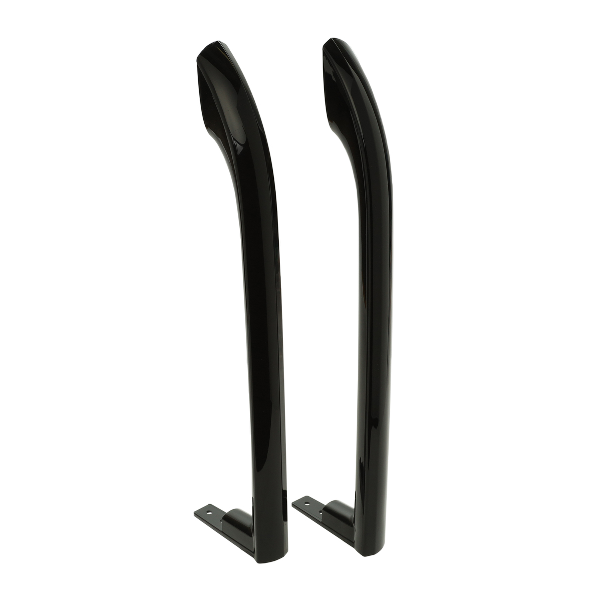 5304506471 - Genuine OEM Frigidaire Refrigerator Door Handles, Black - Set of 2