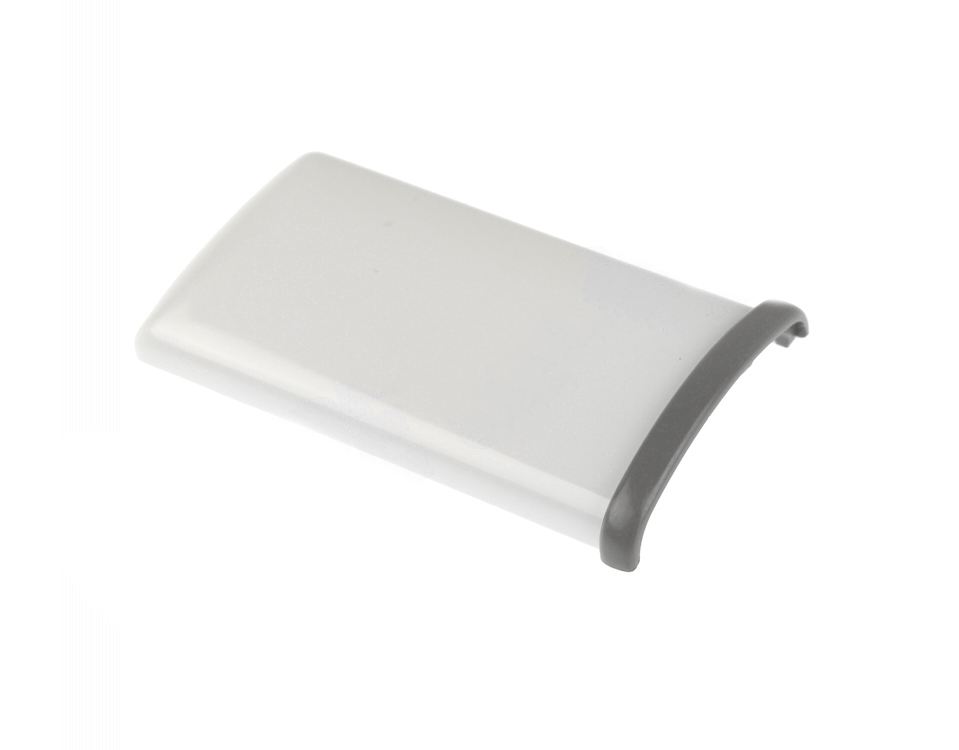 297309800 - Genuine OEM Frigidaire Refrigerator/Freezer Door Handle Trim, White with Grey