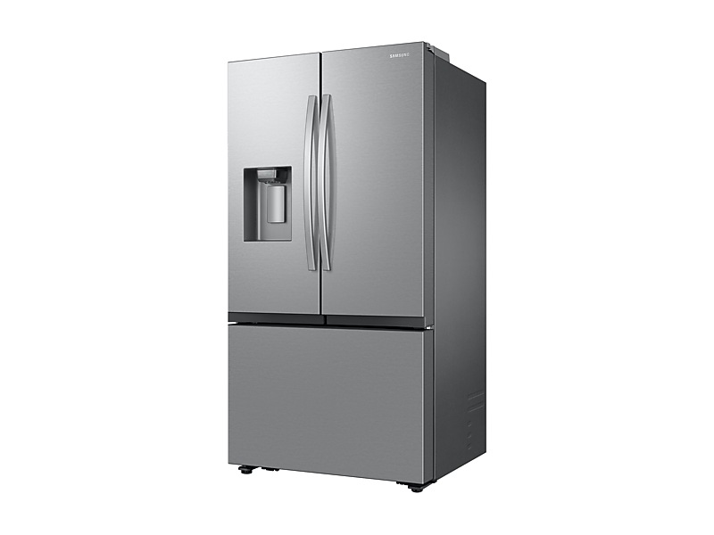 36" Samsung 26 Cu. Ft. Bespoke AI 3-Door French Door Refrigerator RF60 Jumbo S External Water & Ice Dispenser Sphere Ice - RF70F27SERAA
