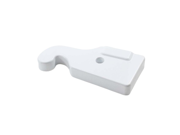 W10465764 - Genuine OEM Whirlpool Refrigerator Hinge Cover, White