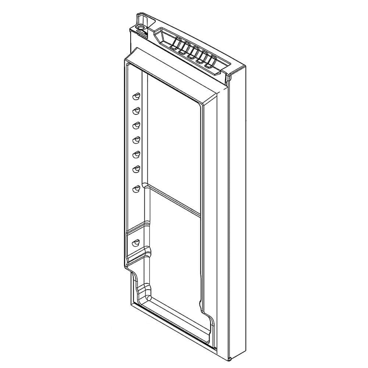 W10815687 - Genuine OEM Whirlpool Refrigerator Door Assembly, Right, Stainless