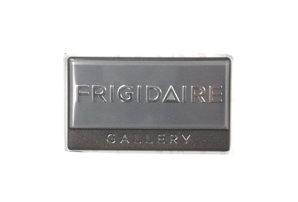 242015201 - Genuine OEM Frigidaire Gallery Refrigerator Door Nameplate, Stainless Steel
