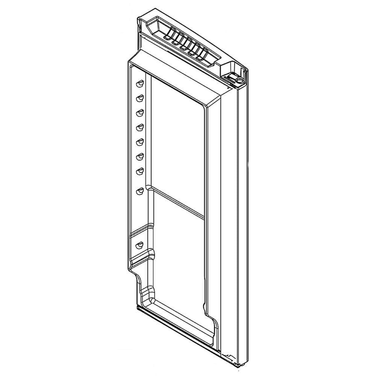 13094747SQ - Genuine OEM Whirlpool Refrigerator Door Assembly, Left Hand, Stainless