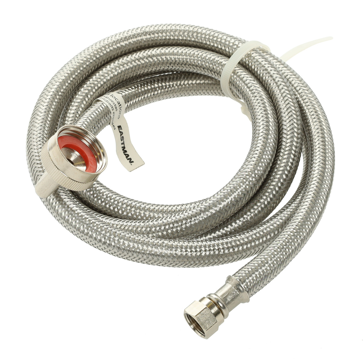 41043 - Genuine OEM EZ-FLO Dishwasher Stainless Steel Dishwasher Hose - 6'