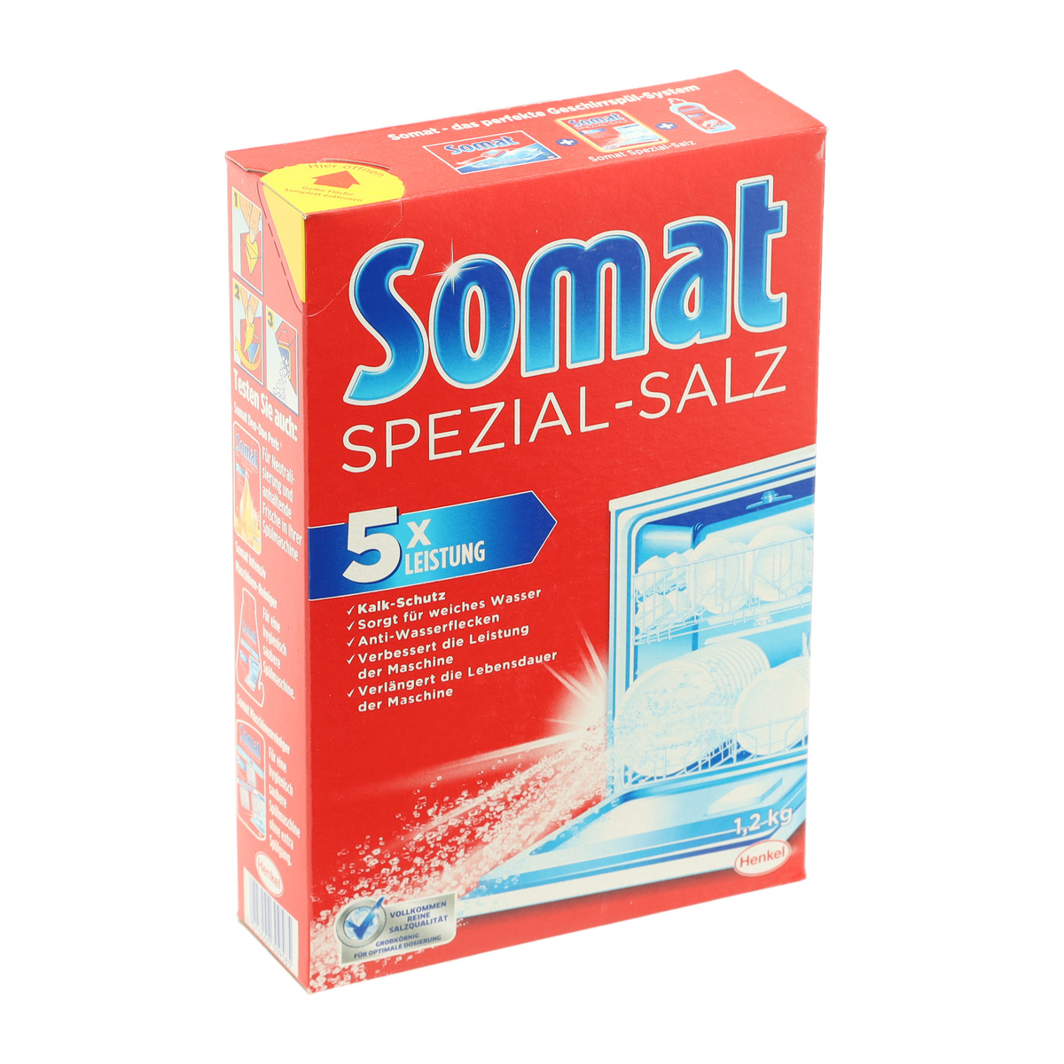SOMATSALT - Genuine OEM Henkel Dishwasher Somat Salt, 1.2kg