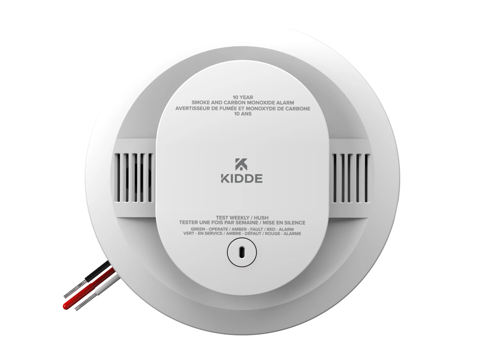 30CUA10-VCA - Genuine OEM Kidde Smoke & Carbon Monoxide Detector with Voice Alerts, Hardwired 120V AC