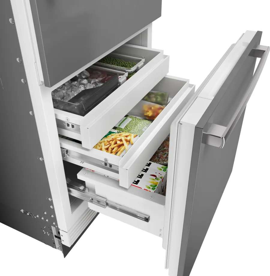 30" Bosch Benchmark Series Built-in Bottom Freezer Refrigerator - B30BB130SS