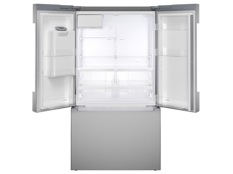 36" Bosch 100 Series French Door Bottom Mount Refrigerator - B36CD10ENS