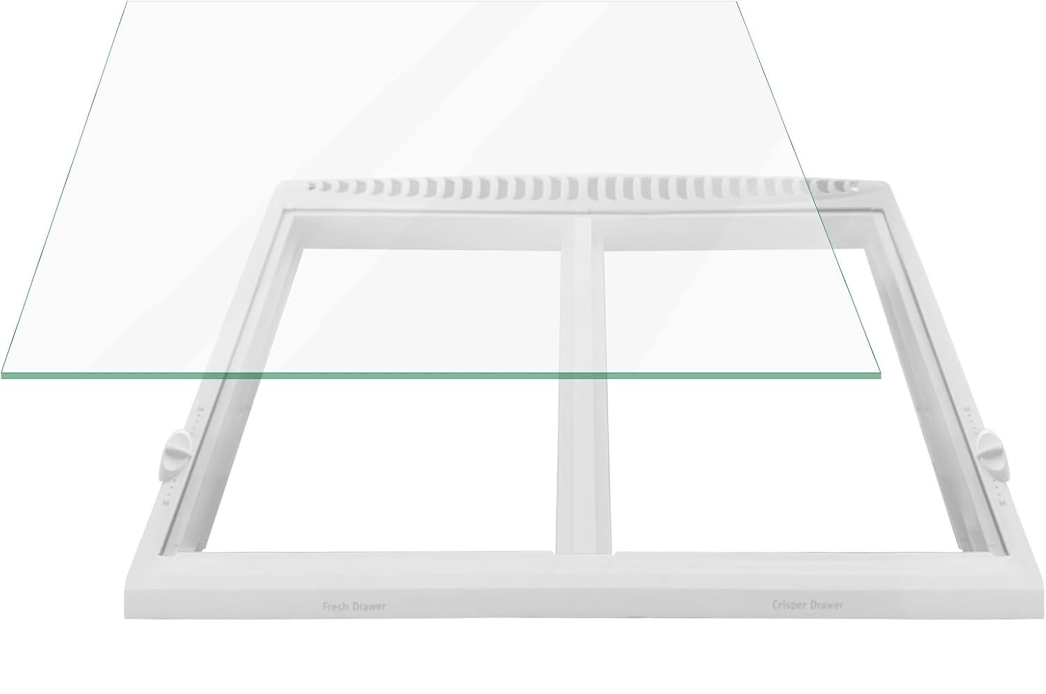 WP9791659 - Genuine OEM Whirlpool Refrigerator Shelf Glass