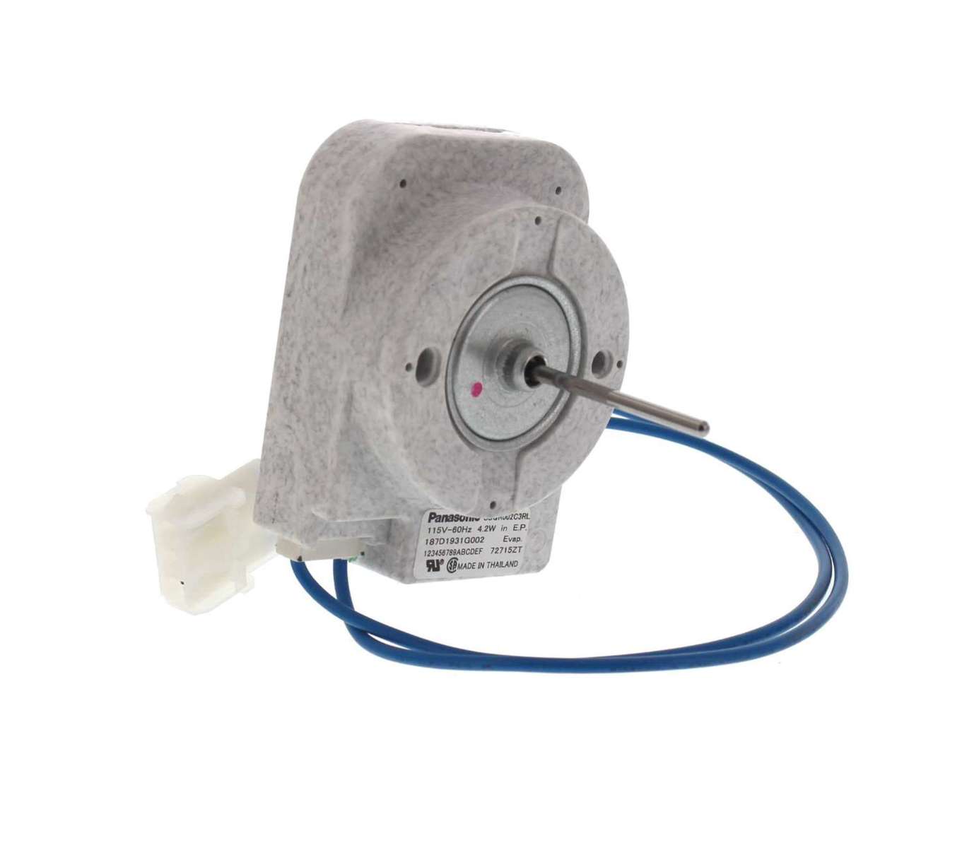 WG03F00256 - Genuine OEM GE Refrigerator Evaporator Fan Motor Kit