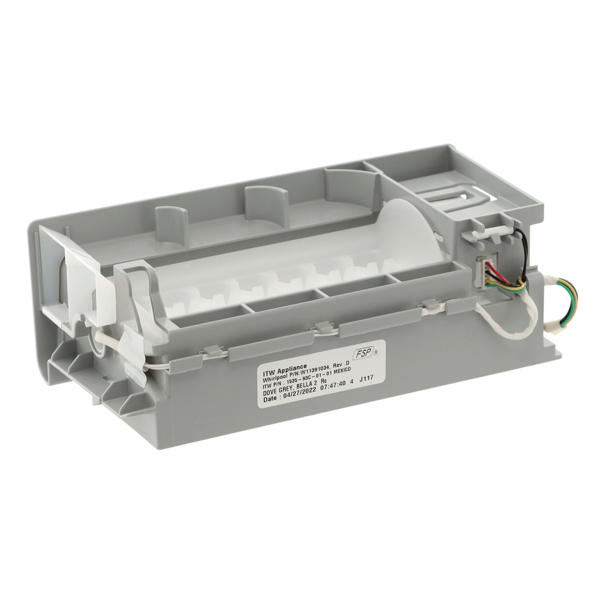 W11557001 - Genuine OEM Whirlpool Refrigerator Ice Maker Assembly