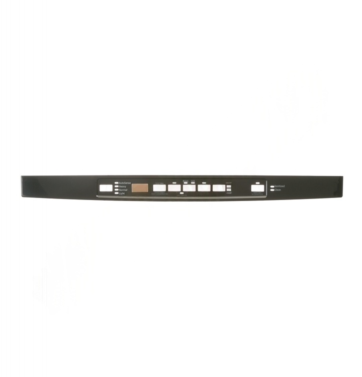 WG04F09673 - Genuine OEM GE Dishwasher Control Panel, Black