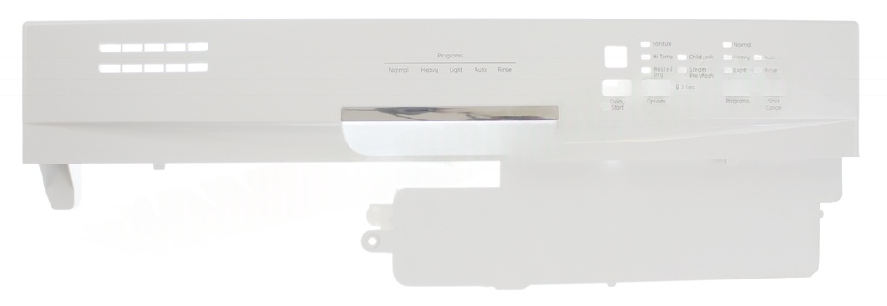 WG04F07800 - Genuine OEM GE Dishwasher Console, White