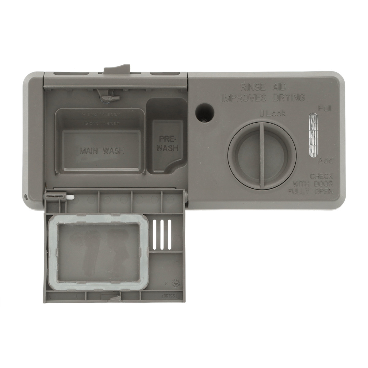 W11032769 - Genuine OEM Whirlpool Dishwasher Detergent Dispense