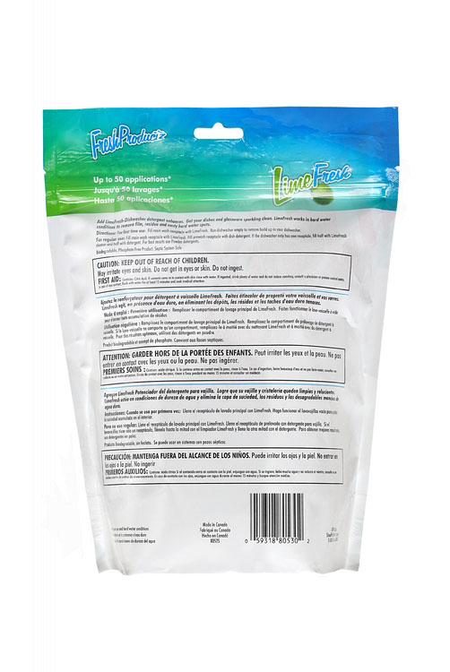 80530 - Genuine OEM Fresh Productz Lime Fresh Dishwasher Detergent Booster, 1kg