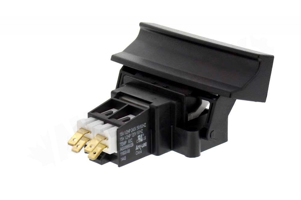 A00099902 - Genuine OEM Frigidaire Dishwasher Door Latch & Handle, Black