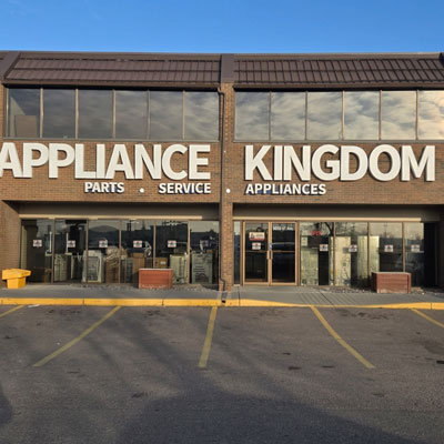 Appliance Kingdom appliance warehouse in Edmonton, shipping to Red Deer